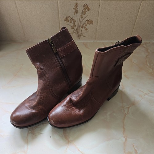 Footglove ankle boots - m&s, tan