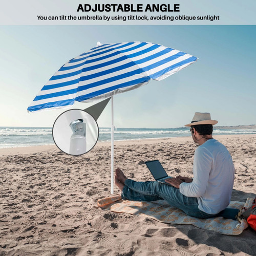 Beach tilting parasol umbrella - tilting,