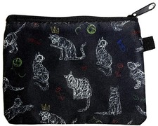 ART CAT DRAWING POUCH PURSE