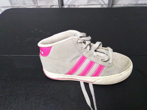 Girls adidas pink grey neo - girls,