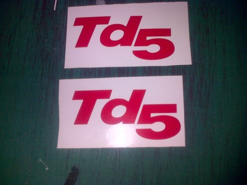 Td5 sticker decal - 3, land