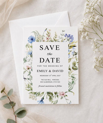 Personalised save the date - personalised,