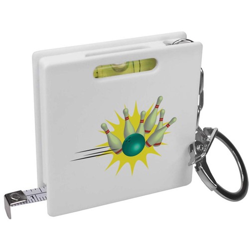 Ten pin bowling keyring tape - bowling',