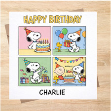 Snoopy Personalised Birthday
