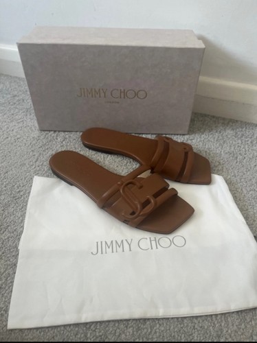 Jimmy choo slides brown - jimmy,