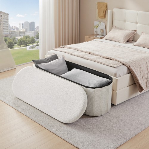 Folding ottoman footstool - folding,