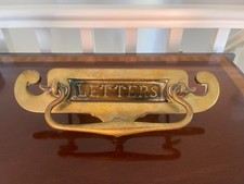 ANTIQUE  VINTAGE BRASS LETTER