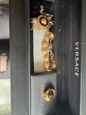 Versace Ring, Bracelet And Necklace With Original Packaging