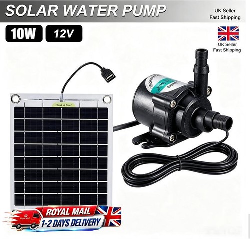 10w 12v solar panel powered - 10w,