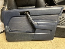 Genuine mercedes 190e w201 Front Right Door card BLUE- VGC Drivers 190d