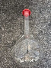 Pack Of 2 Poulten & Graf Clear VOLAC Volumetric Flask 1000ml