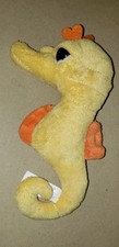 Russ Swish Seahorse Plush 7” Soft Toy Yellow Orange Cuddly