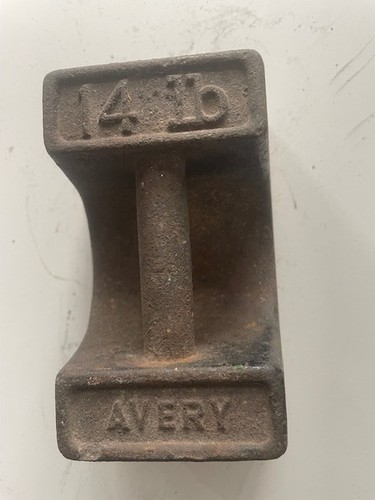 Vintage cast iron - iron, 14lb
