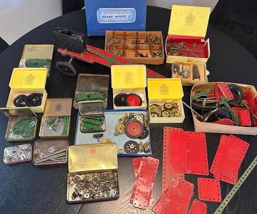 Meccano vintage joblot - meccano,