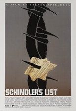 Schindlers list 1993 one - one, sheet