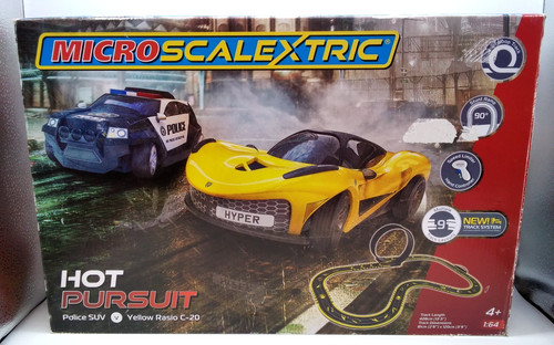 Micro scalextric hot pursuit - scalextric,