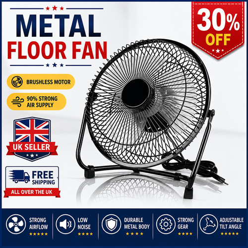 Metal floor fan high - fan, velocity