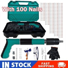 Woodworking Integrated Air Nailer Manual Steel Nail Nailer 4 Gears Power Gun UK