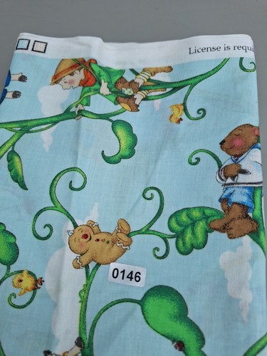 Vintage cotton fabric remnant - fabric,