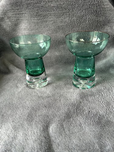 Pair vintage glass hyacinth - vintage,
