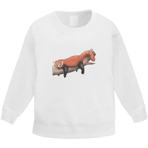 Lazy red panda kids - red,