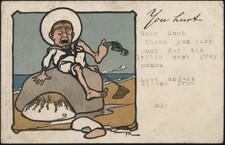 GB. Used Tuck's Postcard