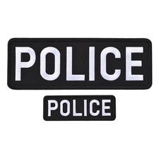 Police Patch with Hook and