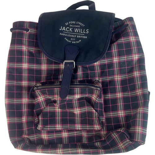 Jack wills backpack plaid - jack,