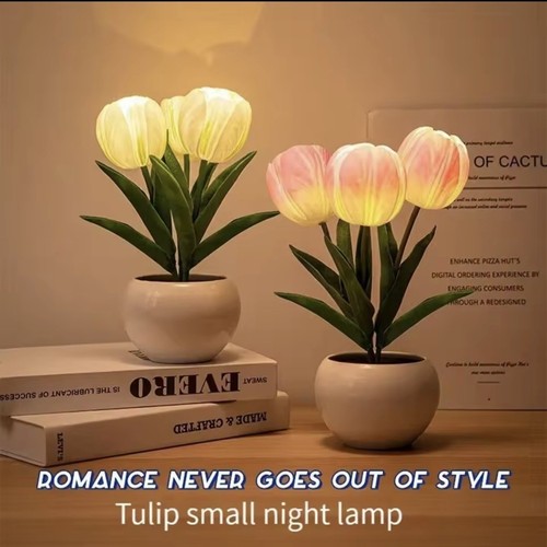 Led tulip lamp night - lamp,