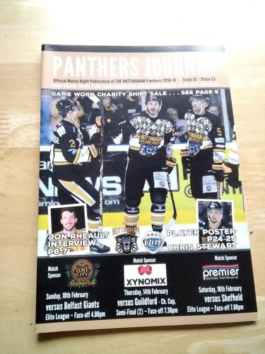 2018 nottingham panthers v - nottingham,