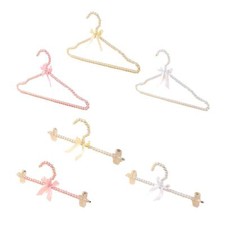 Beaded Clothing Hanger Pearl