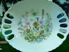 Aynsley Bone China wild Tudor oval plate bowl Free Delivery