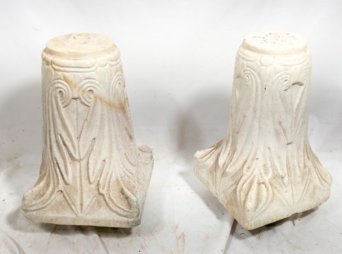 Antique pair architectural - pair,