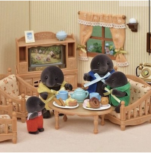 Sylvanian families mole family - families,