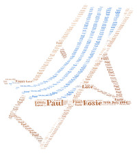 Deck Chair ~ Personalised Word