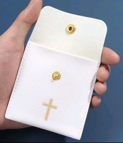 Cross crucifix pouch rosary - cross,