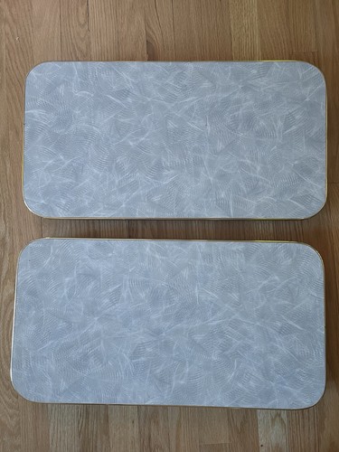 Pair vintage mcm fold - pair,