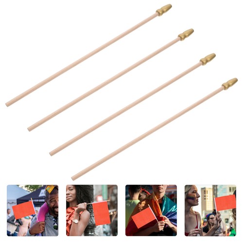 50pcs wooden flag pole holder - pole,