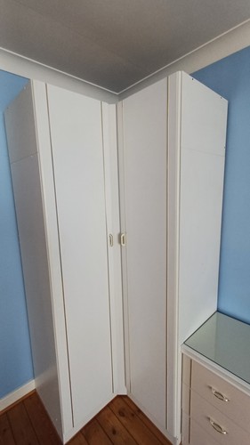 1980s white mfi bedroom - 1980s,