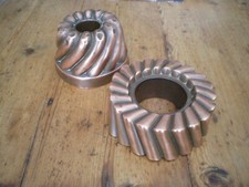 Antique Copper Moulds x 2