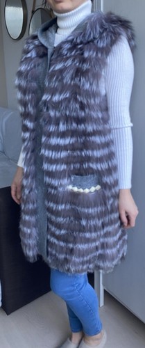 Luxury silver fox - silver, jacket
