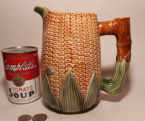 Corn cob pitcher vtg - 7",