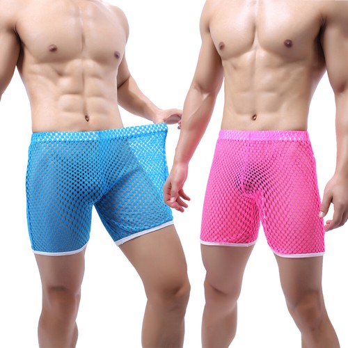 Men mesh fishnet sweat - men's,
