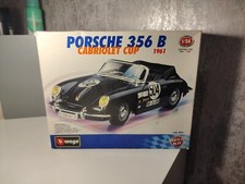 Burago Metal Kit Porsche 356 B Used Vgc With Instructions+ Stickers Diecast Car
