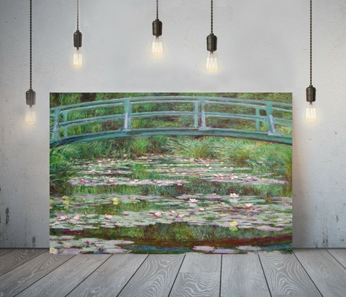 Monet bridge waterlily - monet,