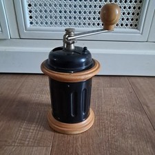 Vintage wooden coffee grinder - coffee,