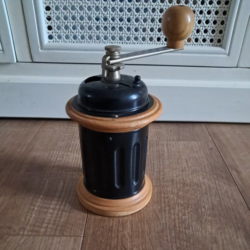 Vintage wooden coffee grinder - vintage,