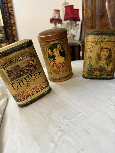 Collection vintage tins - vintage,