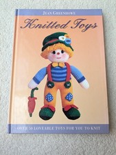 hardback book of patterns for knitted toys from Jean Greenhowe Vintage 50 Toys