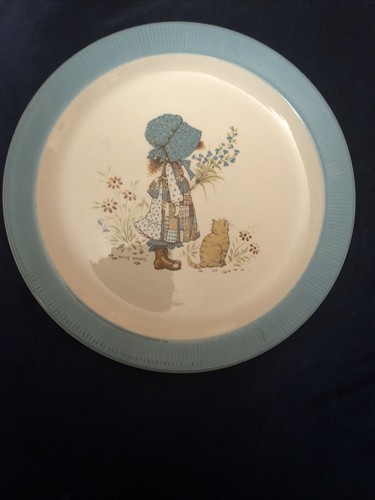 Holly hobbie side - hobbie, plate